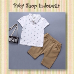 setelan putih jangkar baru  large